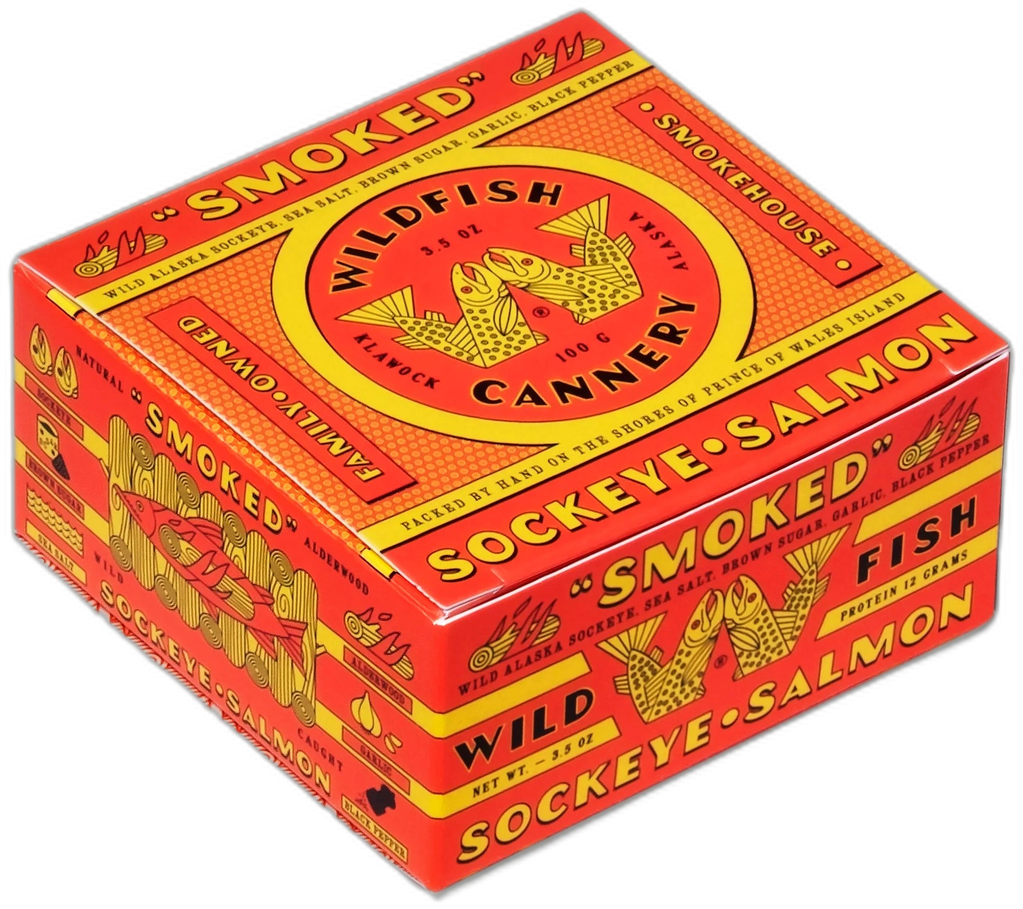 Wildfish Cannery Smoked Sockeye Salmon, 3.5oz